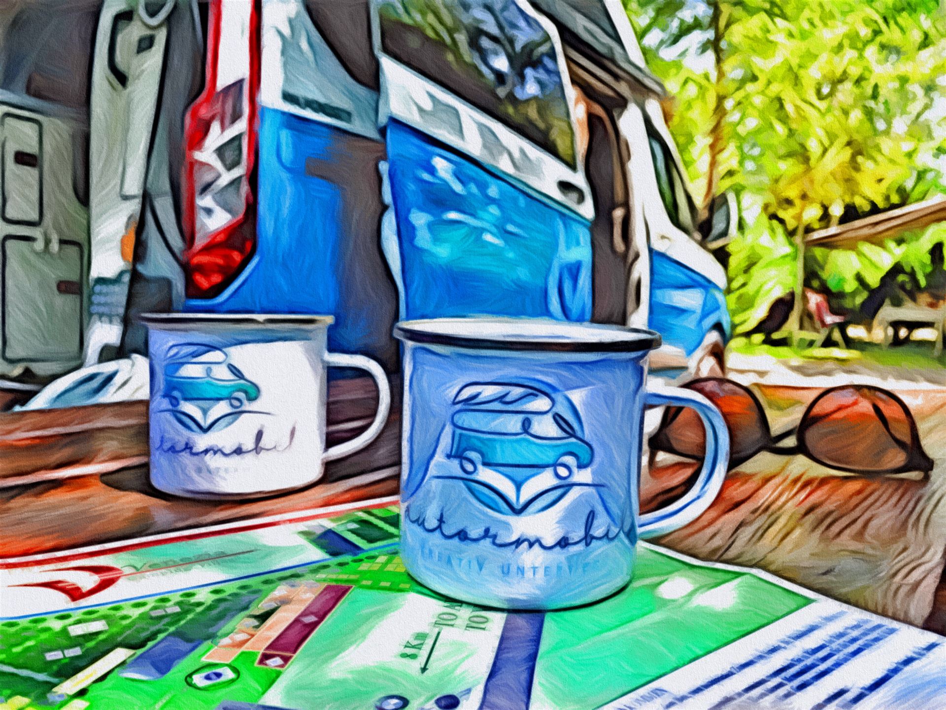 © autormobil.de | Camping mit dem Ford Nugget – Ein Kaffee am Morgen