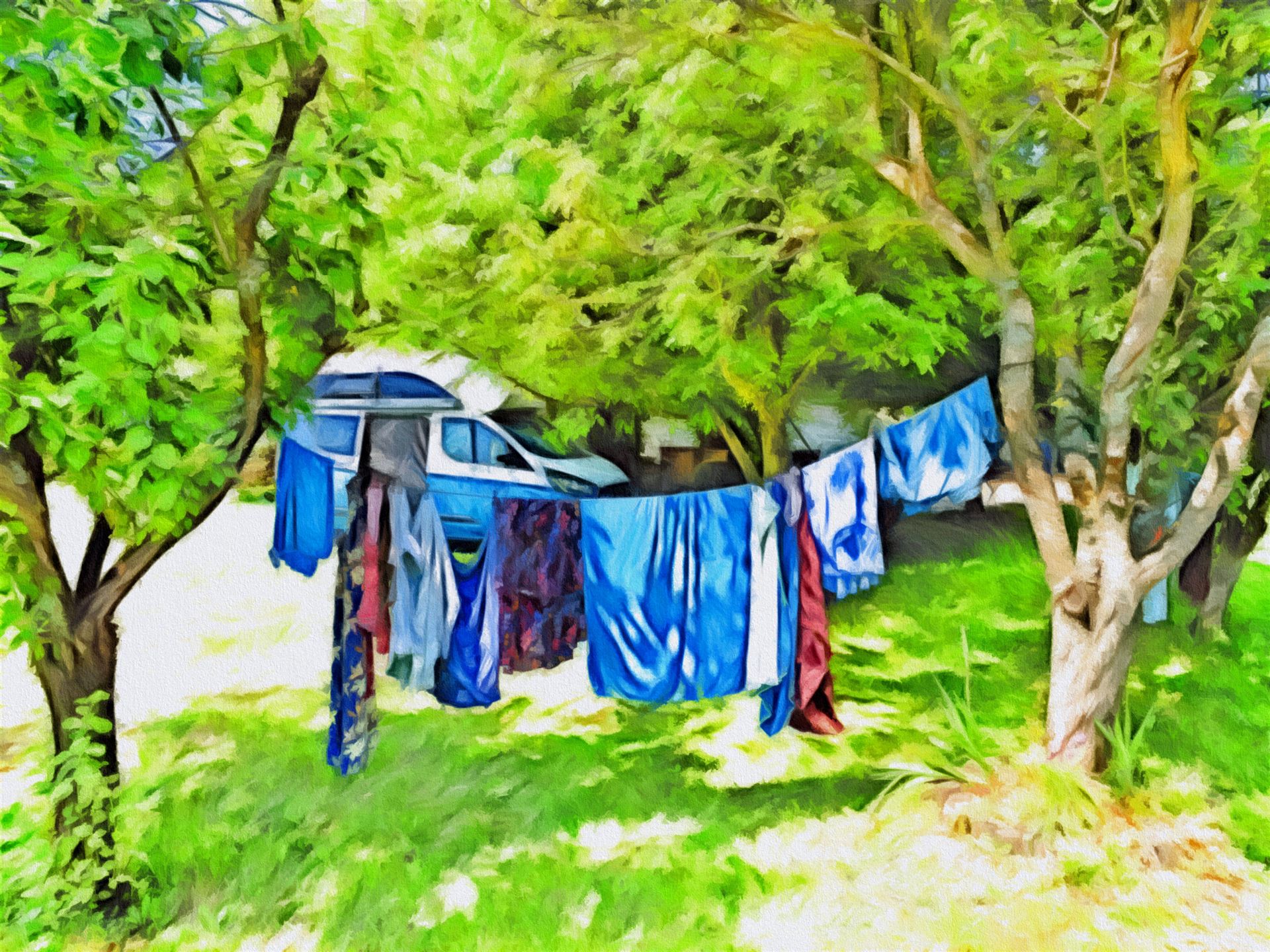 © autormobil.de | Camping mit dem Ford Nugget – Wäsche waschen auf Reisen